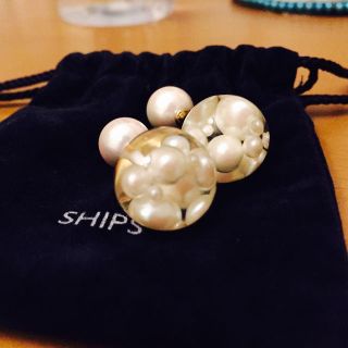 シップス(SHIPS)の値下げ！！！SHIPS ピアス 袋つき(ピアス)