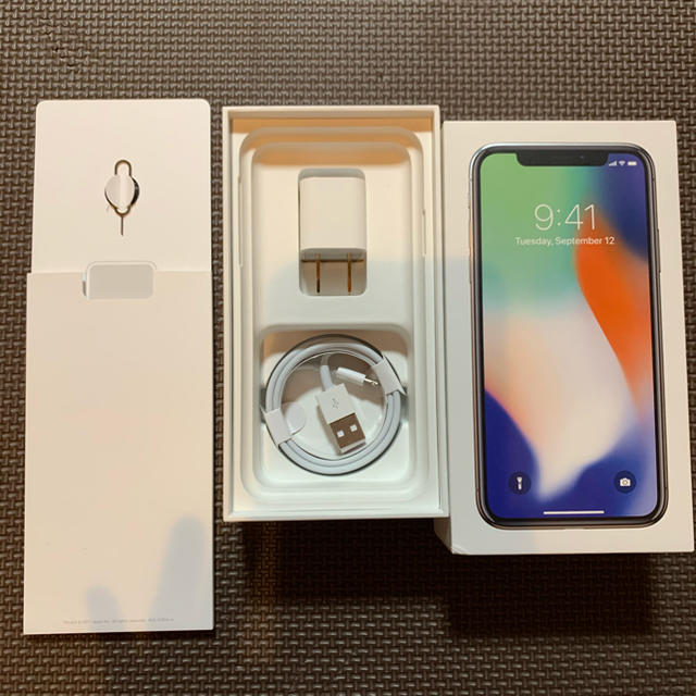 Apple docomo iPhone X 256GB スペースグレイ NQC12J/A SIM Apple docomo iPhone X 256GB スペースグレイ NQC12J/A SIM