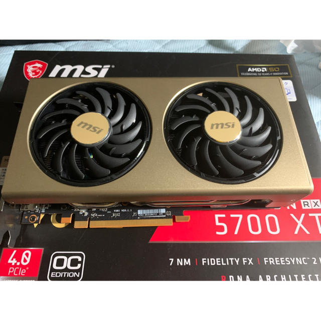 MSI Radeon5700XT EVOKE OCPC/タブレット