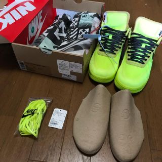 ナイキ(NIKE)の極美品！OFF WHITE THE TEN NIKE AIR FORCE (スニーカー)