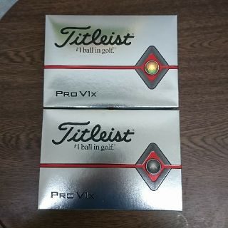 タイトリスト(Titleist)の【新品】タイトリスト　ゴルフボール 2019 Pro V1X 白  2ダース(その他)