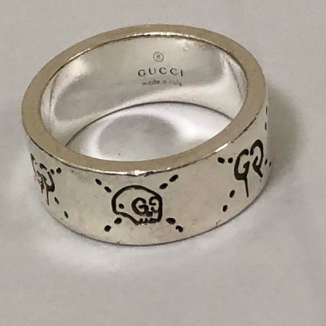 Gucci(グッチ)のリングのみ_グッチ ゴースト リング シルバー925 サイズ21 メンズのアクセサリー(リング(指輪))の商品写真