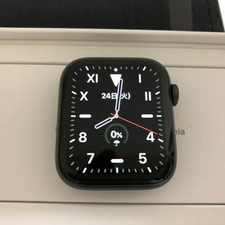 アップルウォッチ(Apple Watch)のApple Watch Series 4 グレイ44mm AppleCare＋(スマートフォン本体)