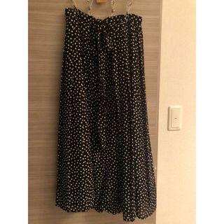 ザラ(ZARA)の美品ZARA ドットロングスカート(ロングスカート)