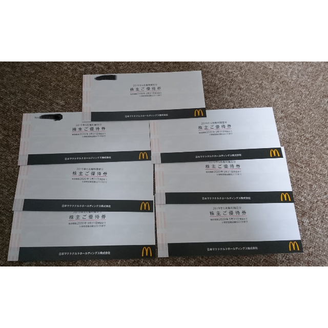 最新・マクドナルド株主優待券☆7冊(6枚綴×7冊) www.bookbuzz.net