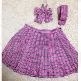 ユメテンボウ(夢展望)のチェック＊スカート＊制服＊コスプレ(セット/コーデ)