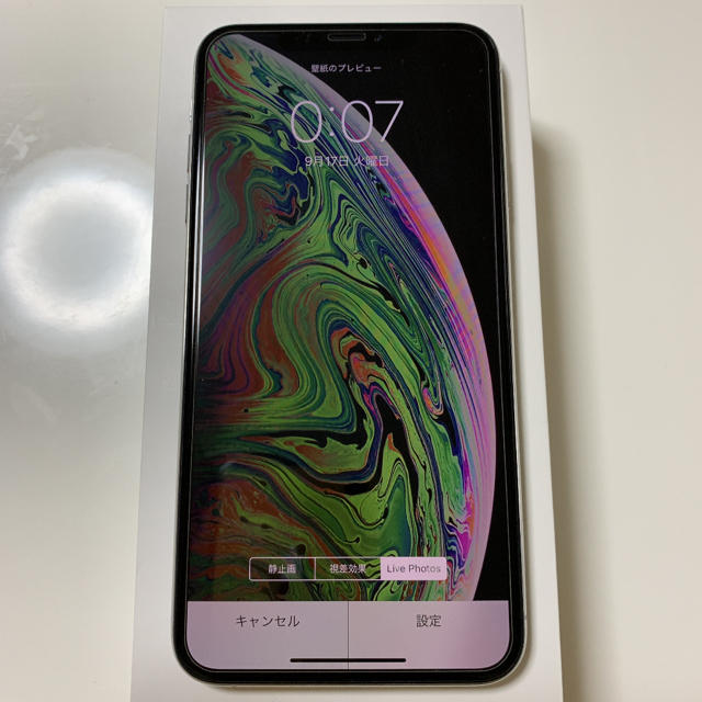 iPhone Xs Max Silver 256 GB SIMフリー