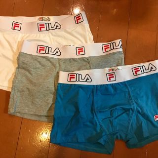 フィラ(FILA)のFILAローライズ ボクサーパンツ Lサイズ 3枚(ボクサーパンツ)