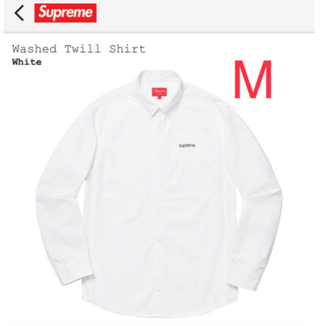 Supreme  Washed Twill Shirt 2019SS