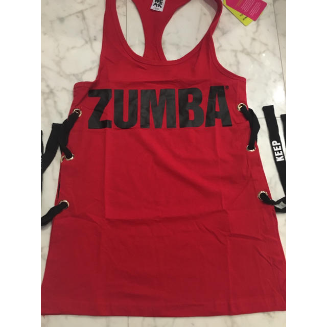 Zumba(ズンバ)のZUMBA☆Keep Dancing Laced Up Tank☆Sサイズ レディースのトップス(タンクトップ)の商品写真