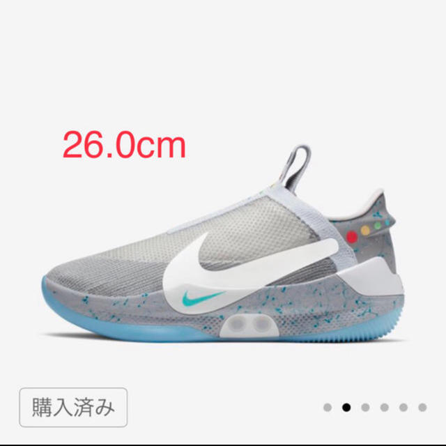 NIKE  Adapt BB ウルフグレー  アダプト BB   MAG メンズの靴/シューズ(スニーカー)の商品写真