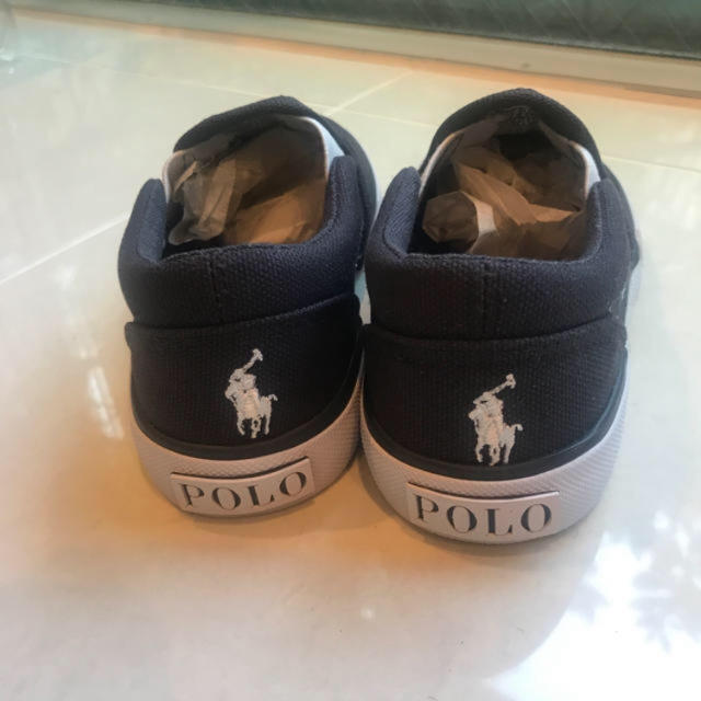 POLO RALPH LAUREN(ポロラルフローレン)の新品未使用♡ポロラルフローレン♡キッズスニーカー キッズ/ベビー/マタニティのキッズ靴/シューズ(15cm~)(スリッポン)の商品写真