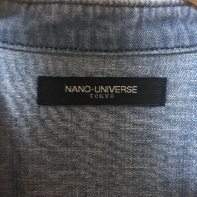 nano・universe(ナノユニバース)のナノユニバース 4.5oz デニムシャツ ダメージ加工 メンズのトップス(シャツ)の商品写真