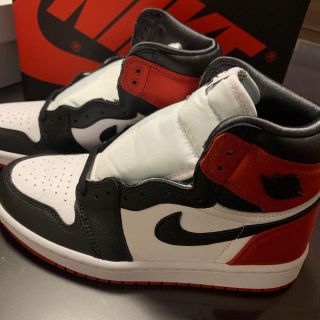 ナイキ(NIKE)のNIKE  jordan1 BLACK TOE(スニーカー)