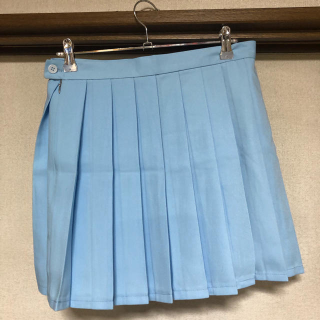 M様　専用　プリーツミニスカート(水色) レディースのスカート(ミニスカート)の商品写真
