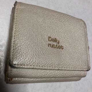 ラシット(Russet)のデイリーラシット 二つ折り財布 白(財布)