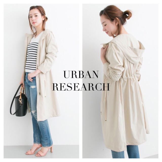 URBAN RESEARCH アスレジャーフード付コート