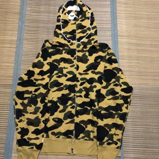 アベイシングエイプ(A BATHING APE)のAPE BAPE パーカー 1st camo 迷彩 シャークパーカー XL(パーカー)