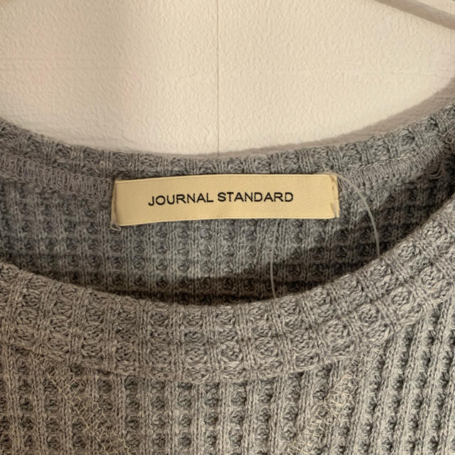 JOURNAL STANDARD(ジャーナルスタンダード)の新品 ジャーナルスタンダード ワッフル長袖カットソー グレー サイズL メンズのトップス(Tシャツ/カットソー(七分/長袖))の商品写真