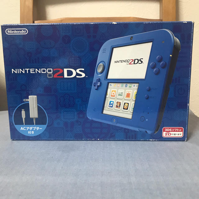 ニンテンドー2DS(ニンテンドー2DS)のニンテンドー2DS　ブルー エンタメ/ホビーのゲームソフト/ゲーム機本体(携帯用ゲーム機本体)の商品写真