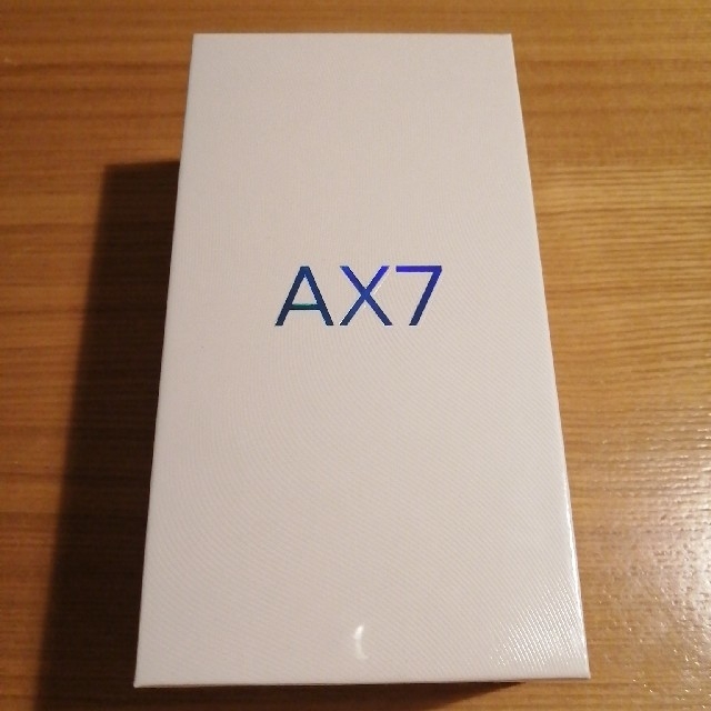 OPPO　AX7　ブルー