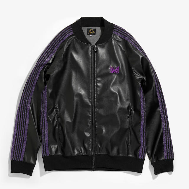 Needles(ニードルス)のneedles TRACK JACKET SYNTHETIC LEATHER  メンズのジャケット/アウター(レザージャケット)の商品写真