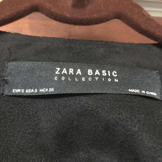 ZARA(ザラ)の【未使用】ZARA スエードノーカラーコート レディースのジャケット/アウター(ノーカラージャケット)の商品写真