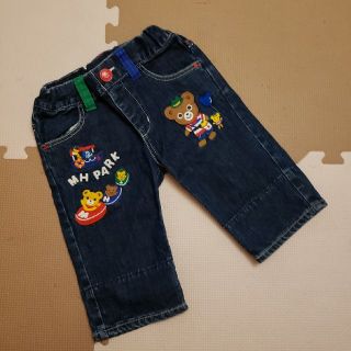 ミキハウス(mikihouse)の専用！ミキハウス　プッチーくんデニム　サイズ100(パンツ/スパッツ)