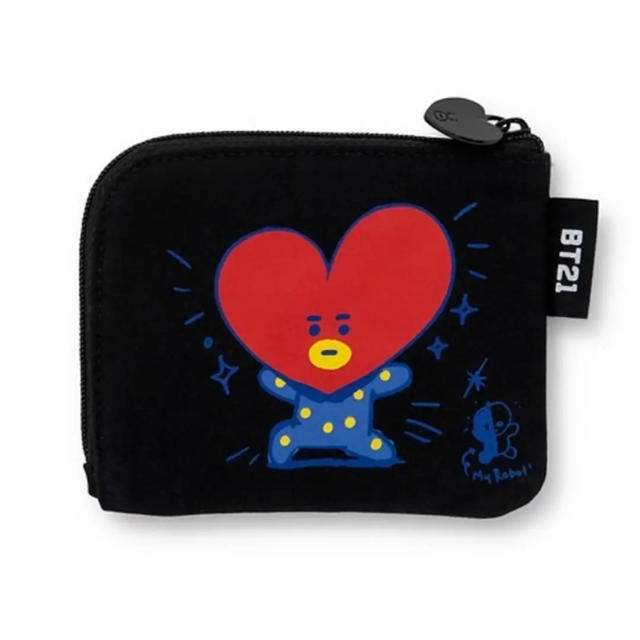 防弾少年団(BTS)(ボウダンショウネンダン)のBT21 TATA カード ポーチ エンタメ/ホビーのタレントグッズ(アイドルグッズ)の商品写真