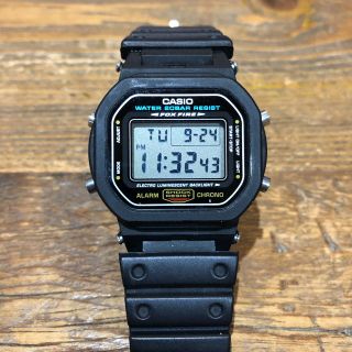 カシオ(CASIO)のベゼル無し CASIO G-SHOCK DW 5600E ブラック(腕時計(デジタル))