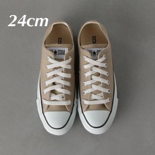 コンバース(CONVERSE)の【新品】コンバース converse ベージュ ローカット 24cm(スニーカー)