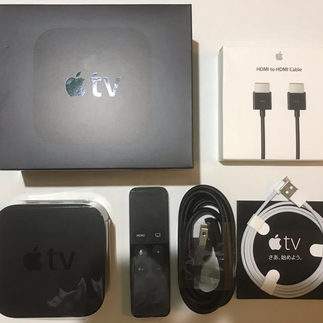 Apple(アップル)の専用【美品】第4世代 Apple TV HD 32GB 【HDMI付】 スマホ/家電/カメラのテレビ/映像機器(テレビ)の商品写真