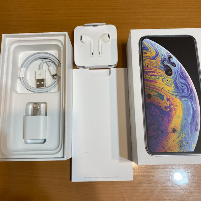 iPhone - iPhoneXS シルバー 64GB SIMフリー本体 美品の通販 by のんた