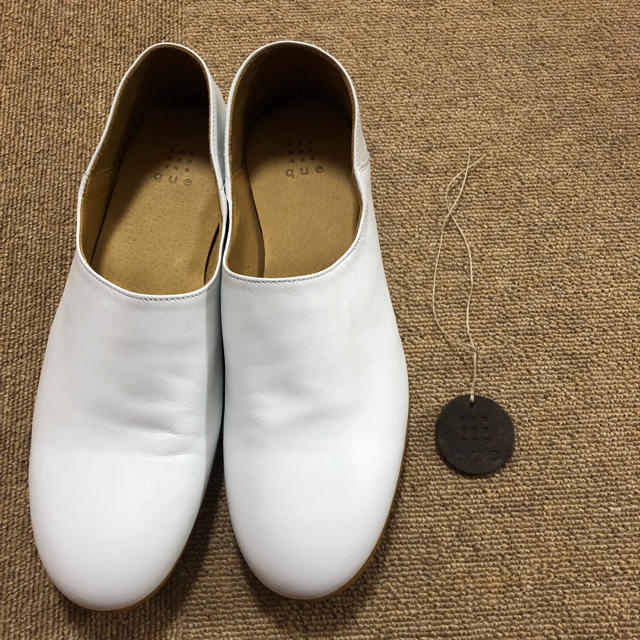 que プレーン 白 Lサイズ レディースの靴/シューズ(ローファー/革靴)の商品写真