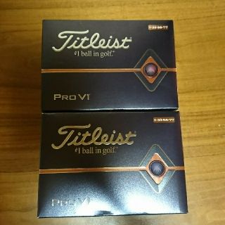 タイトリスト(Titleist)の【最新】【ダブルNo】タイトリスト PRO V1 ゴルフボール 2ダース(その他)