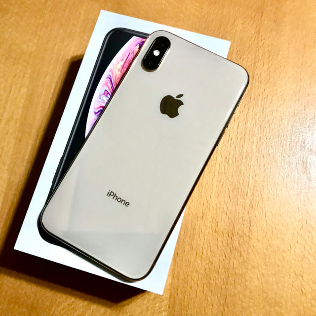 円高還元 - Apple こらいおん 64GB ゴールド 極美品 使用1ヶ月 Xs iPhone スマートフォン本体