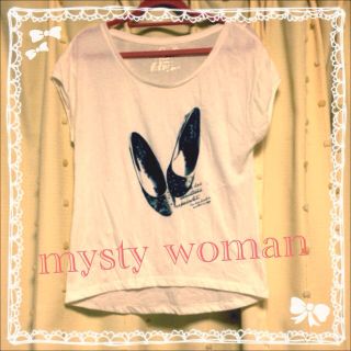 ミスティウーマン(mysty woman)の今季mysty woman＊パンプスＴ(Tシャツ(半袖/袖なし))