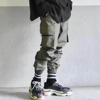 シュプリーム(Supreme)のBELTED CARGO TROUSERS KHAKI(ワークパンツ/カーゴパンツ)