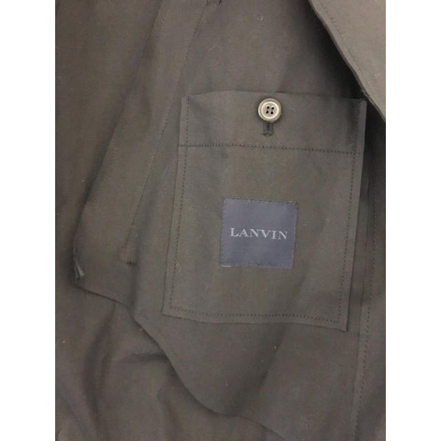 LANVIN(ランバン)のLANVIN コットンボンディング ステンカラーコート メンズのジャケット/アウター(ステンカラーコート)の商品写真