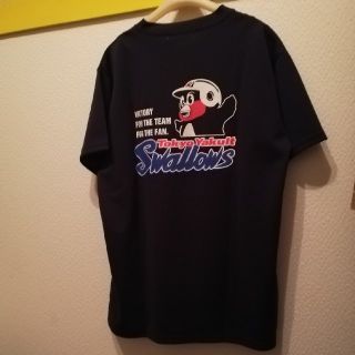 トウキョウヤクルトスワローズ(東京ヤクルトスワローズ)の東京ヤクルトスワローズ　非売品?つば九郎ドライTシャツ　Lサイズ新品(応援グッズ)