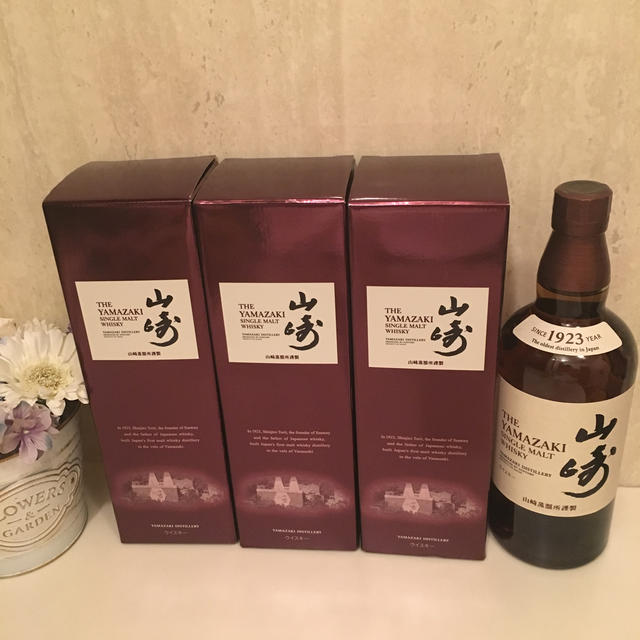 サントリー山崎4本セット‼️酒 - ウイスキー