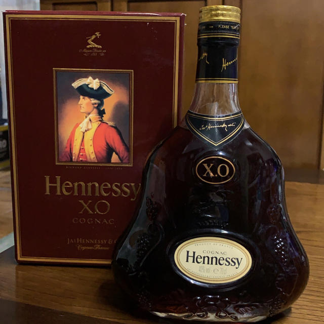 【希少】ヘネシーXO Hennessy 旧ボトル 金キャップブランデー