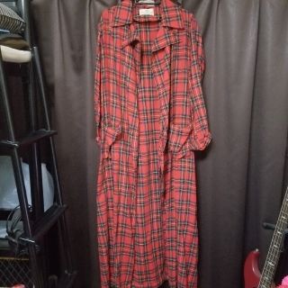 コムデギャルソン(COMME des GARCONS)の+++様専用チェックロングガウンコート　(チェスターコート)