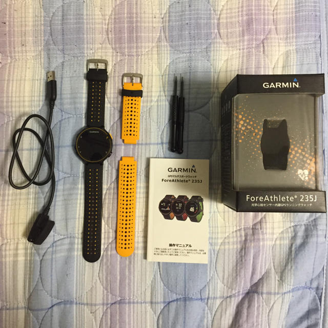 スポーツ/アウトドアGARMIN ForeAthlete 235J BlackOrange