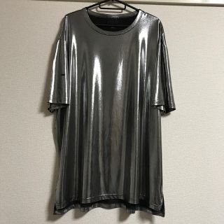 エイチアンドエム(H&M)の☆送料込み☆H&M シルバー Tシャツ XL ♪値引きOK♪(Tシャツ/カットソー(半袖/袖なし))