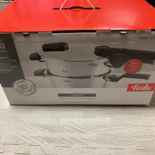 フィスラー(Fissler)の【新品】フィスラー 圧力鍋 ビタクイックプラス オレンジ 4.5L＋2.5L(鍋/フライパン)