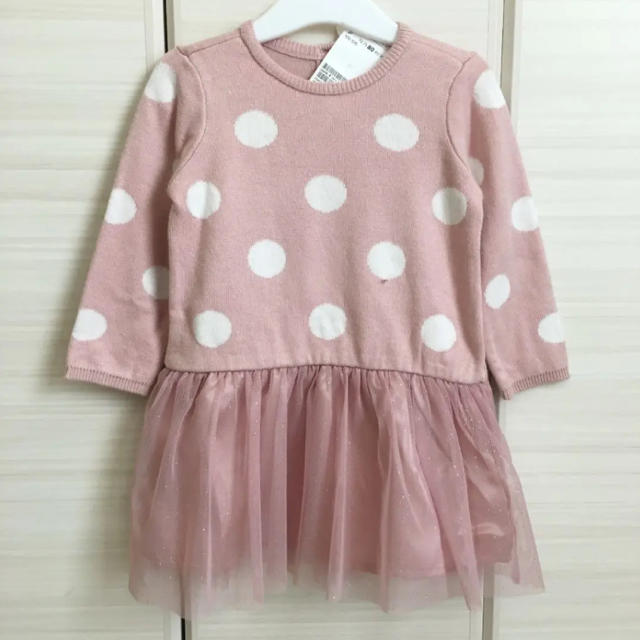 H&M(エイチアンドエム)の新品♡H&M 80 ワンピース キッズ/ベビー/マタニティのベビー服(~85cm)(ワンピース)の商品写真