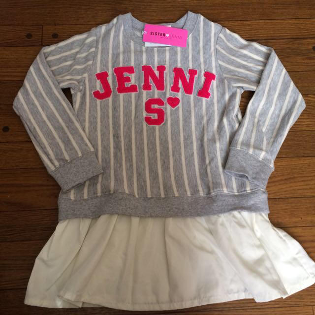 JENNI(ジェニィ)のジェニィワンピース120新品タグ付き キッズ/ベビー/マタニティのキッズ服女の子用(90cm~)(ワンピース)の商品写真