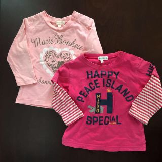 サンカンシオン(3can4on)の２枚セット☆80センチ(Ｔシャツ)