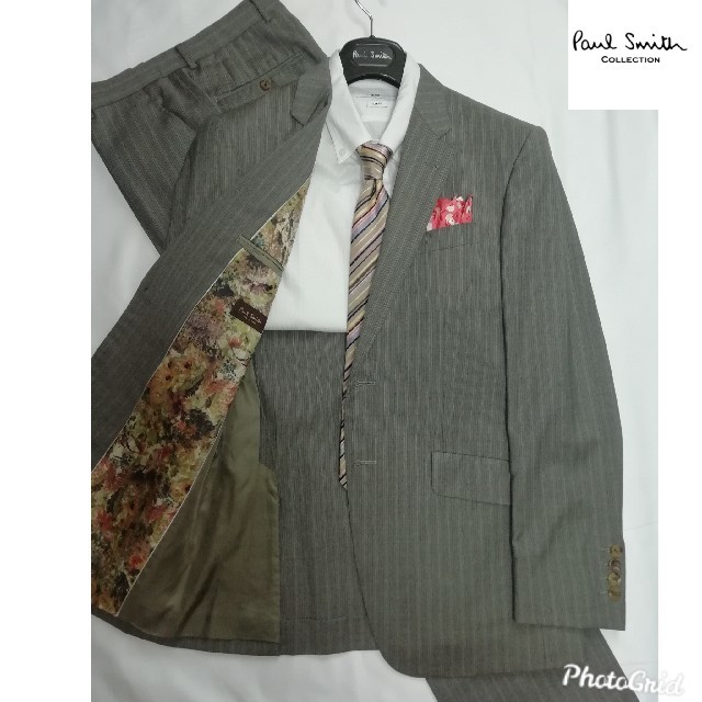 スーツ【極美品】Paul Smith London  セットアップスーツ　裏地　花柄